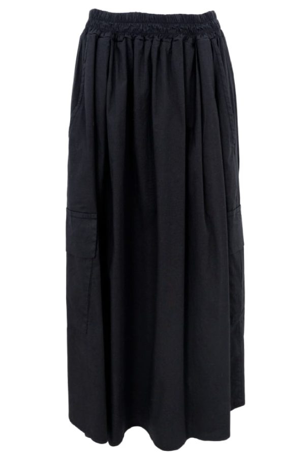 Black Colour - Bcmona Cargo A-Skirt - Black Discount