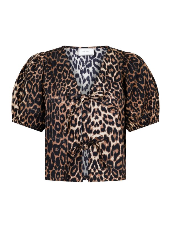 Neo Noir - Bianca Leo Blouse - Leopard Online