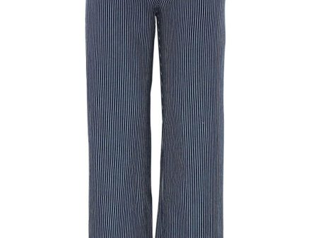 Continue - Danilla Stripe Pants - Blue Stripe Online