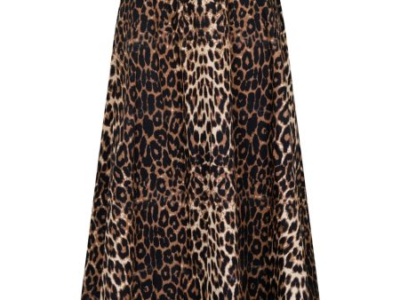 Neo Noir - Yara Leo Long Skirt - Leopard Hot on Sale