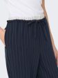 Only - Onltille Stripe Boxer Str Pant Tlr - 4653984 Salute White Pinstripe Sale