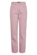 Pieces - Pcfria Straight Denim Pants - 4584190 Candy Pink Washed Online