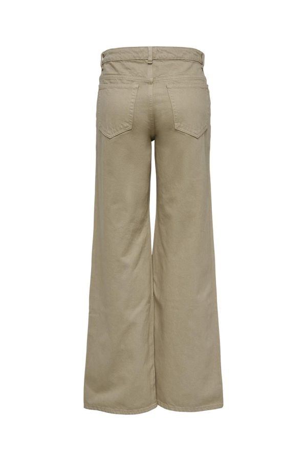 Only - Onlchris Lw Wide Col Pant - 3961128 Humus For Cheap