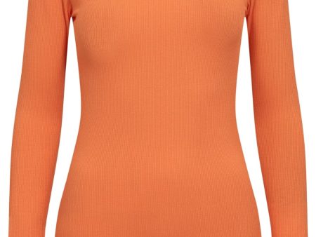 Liberte - Natalia Ls Round Neck Blouse - Mandarin For Sale