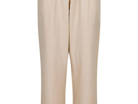 Forudbestilling - Neo Noir - Sonar Linen Pants - Sand Online