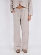 Neo Noir - Sonar Mini Stripe Pants - Sand on Sale