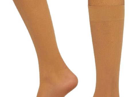 Wolford - Individual 10 Knee Highs - Gobi For Sale