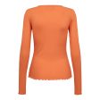 Liberte - Natalia Ls Round Neck Blouse - Mandarin For Sale