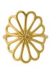 Pernille Corydon Jewellery - Large Bellis Ring Adj. - Golden Plated Hot on Sale