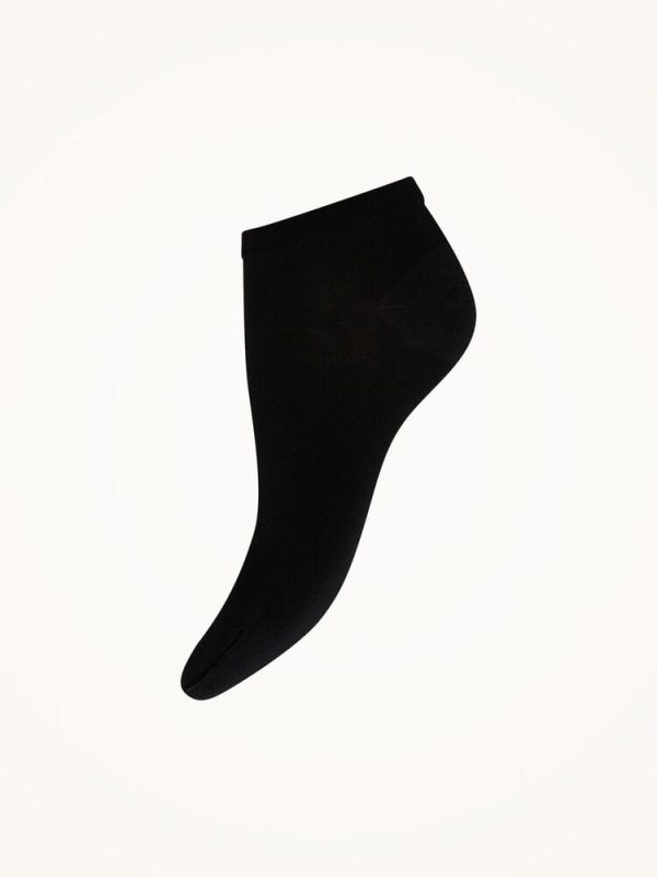 Wolford - Sneaker Cotton Socks - Black Hot on Sale