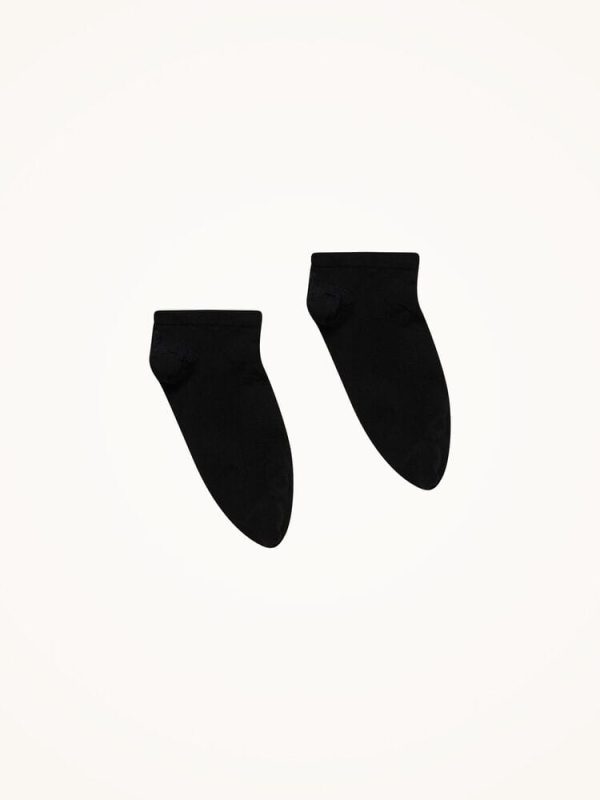 Wolford - Sneaker Cotton Socks - Black Hot on Sale