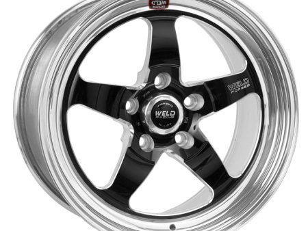 Weld S71 18x11   5x4.75 BP   6.1in. BS Black Wheel (High Pad) - Non-Beadlock For Cheap