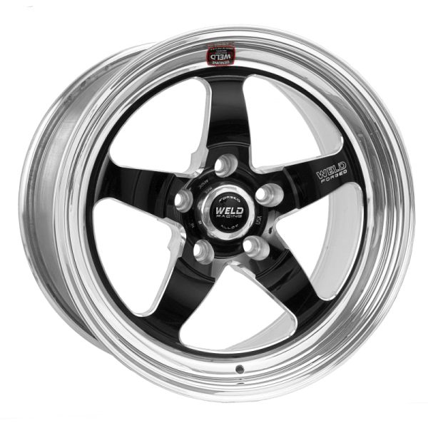 Weld S71 18x10   5x4.5 BP   4.6in. BS Black Wheel (High Pad) - Non-Beadlock For Sale