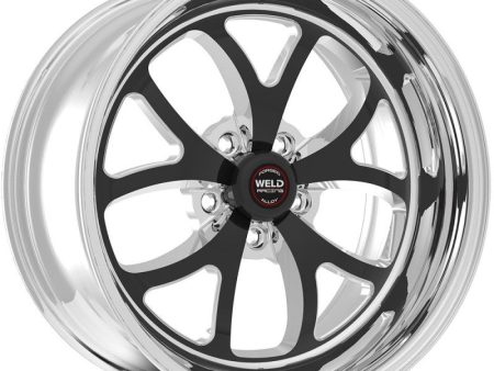 Weld S76 17x8   5x4.75 BP   4.2in. BS Black Wheel (High Pad) - Non-Beadlock on Sale