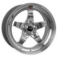 Weld S71 17x7.5   5x4.5 BP   3.7in. BS Polished Wheel (High Pad) - Non-Beadlock Hot on Sale