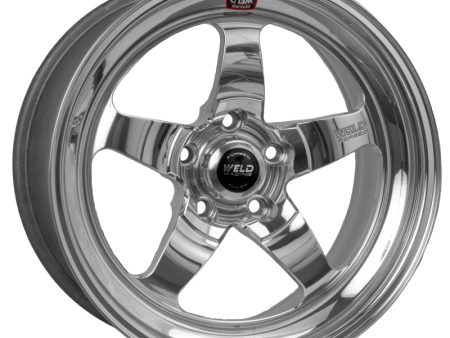 Weld S71 17x7.5   5x4.5 BP   3.7in. BS Polished Wheel (High Pad) - Non-Beadlock Hot on Sale