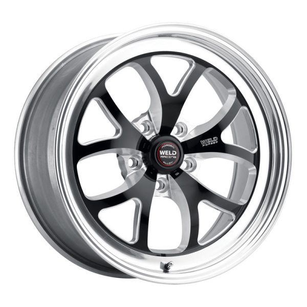 Weld S76 15x10.33   5x4.75 BP   4.5in. BS Black Wheel (Low Pad) - Non-Beadlock Online Sale