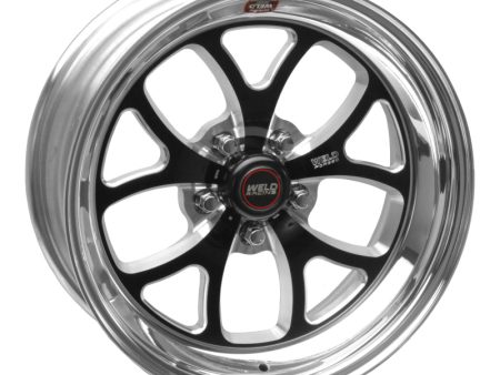 Weld S76 17x9.5   5x4.5 BP   7.4in. BS Black Wheel (Low Pad) - Non-Beadlock For Cheap