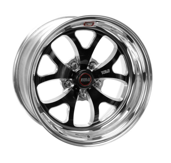 Weld S76 17x4.5   5x4.5 BP   1.7in. BS Black Wheel (Medium Pad) - Non-Beadlock Fashion