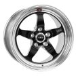 Weld S71 18x7   5x4.75 BP   4.7in. BS Black Wheel (Low Pad) - Non-Beadlock Supply