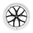 Weld S76 15x9.33   5x4.75 BP   5.5in. BS Black Wheel (Low Pad) - Non-Beadlock on Sale