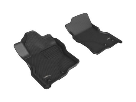 3D MAXpider 22-23 Nissan Frontier Crew Cab Kagu Floor Mat Front Row - Black Online