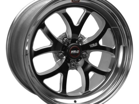 Weld S76 18x12   5x4.75 BP   7.2in. BS Black Wheel (Low Pad) - Non-Beadlock Cheap