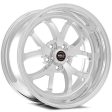 Weld S76 17x6   5x4.5 BP   3.8in. BS Polished Wheel (Medium Pad) - Non-Beadlock Hot on Sale