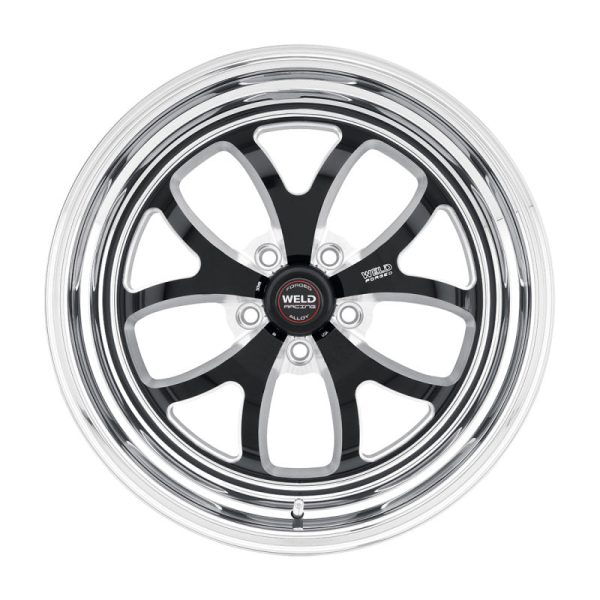 Weld S76 15x11.33   5x4.5 BP   7.5in. BS Black Wheel (Medium Pad) - Non-Beadlock Hot on Sale