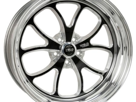 Weld S76 20x16   5x4.5 BP   6.3in. BS Black Wheel (High Pad) - Non-Beadlock Fashion