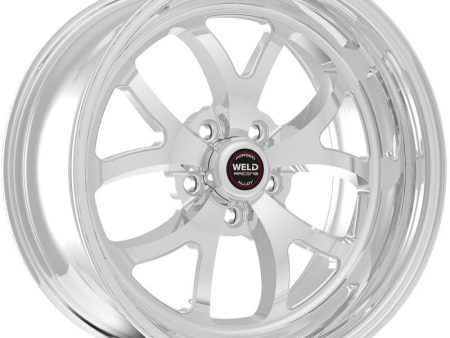 Weld S76 17x4.5   5x4.5 BP   2.2in. BS Polished Wheel - Non-Beadlock Fashion