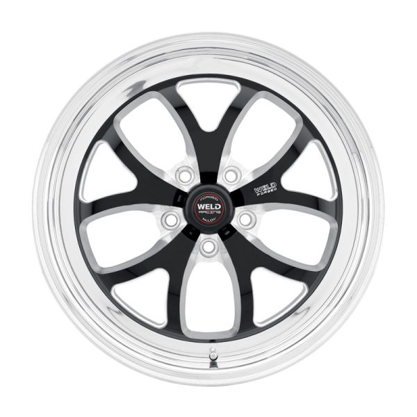 Weld S76 15x12.33   5x4.5 BP   8.5in. BS Black Wheel (Low Pad) - Non-Beadlock Hot on Sale