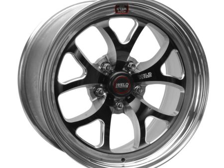 Weld S76 17x9   5x4.75 BP   4.7in. BS Black Wheel (High Pad) - Non-Beadlock on Sale