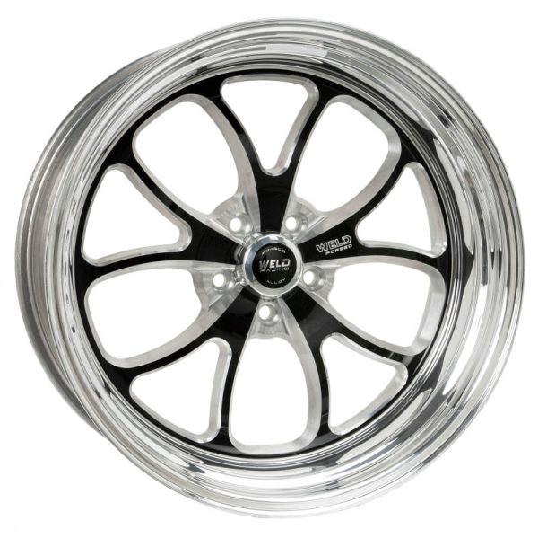 Weld S76 20x8.5   5x4.75 BP   4.8in. BS Black Wheel (High Pad) - Non-Beadlock Online Hot Sale