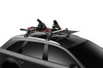 Thule SnowPack L Ski Snowboard Rack (Up to 6 Pair Skis 4 Snowboards) - Black Silver Sale