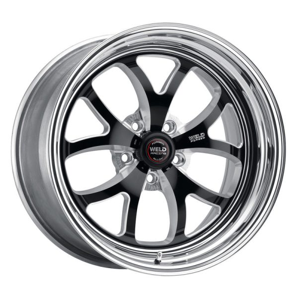 Weld S76 17x12   5x4.5 BP   8.4in. BS Black Wheel (Low Pad) - Non-Beadlock Hot on Sale