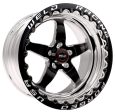 Weld S71 17x9.5   5x120mm BP   6.7in. BS Black Wheel (High Pad) - Black Single Beadlock MT Cheap