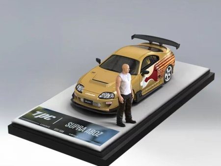 TPC Toyota Supra A80Z Gold W  Figurine Online now