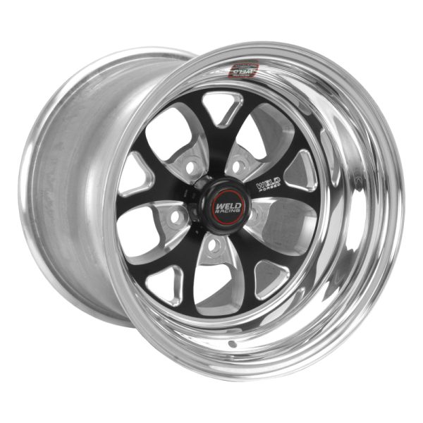 Weld S76 15x8.33   5x4.5 BP   3.5in. BS Black Wheel (Low Pad) - Non-Beadlock Online