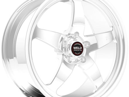 Weld S71 17x9   5x5 BP   6.2in. BS Polished Wheel 3.1 ID (High Pad) - Black Single-Beadlock Supply