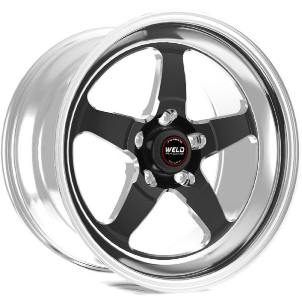 Weld S71 18x5   5x4.5 BP   3.2in. BS Black Wheel (Medium Pad) - Non-Beadlock Online Hot Sale