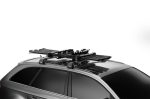 Thule SnowPack M Ski Snowboard Rack (Up to 4 Pair Skis 2 Snowboards) - Black Silver Supply